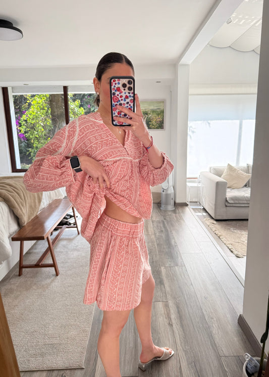 SET CUTE ROSA PASTEL