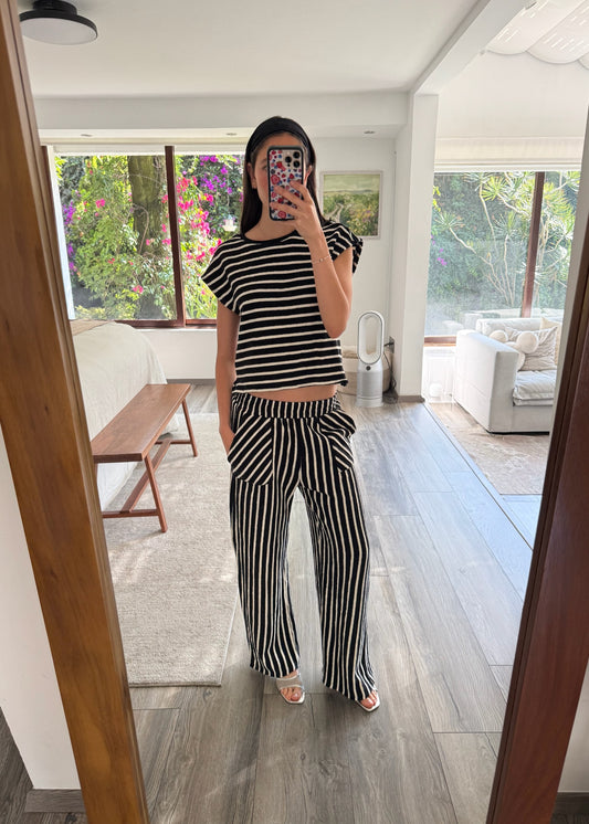SET DE KNIT B&W