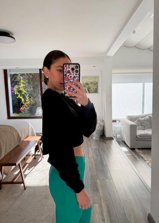 ACTIVE TOP CROPPED NEGRO