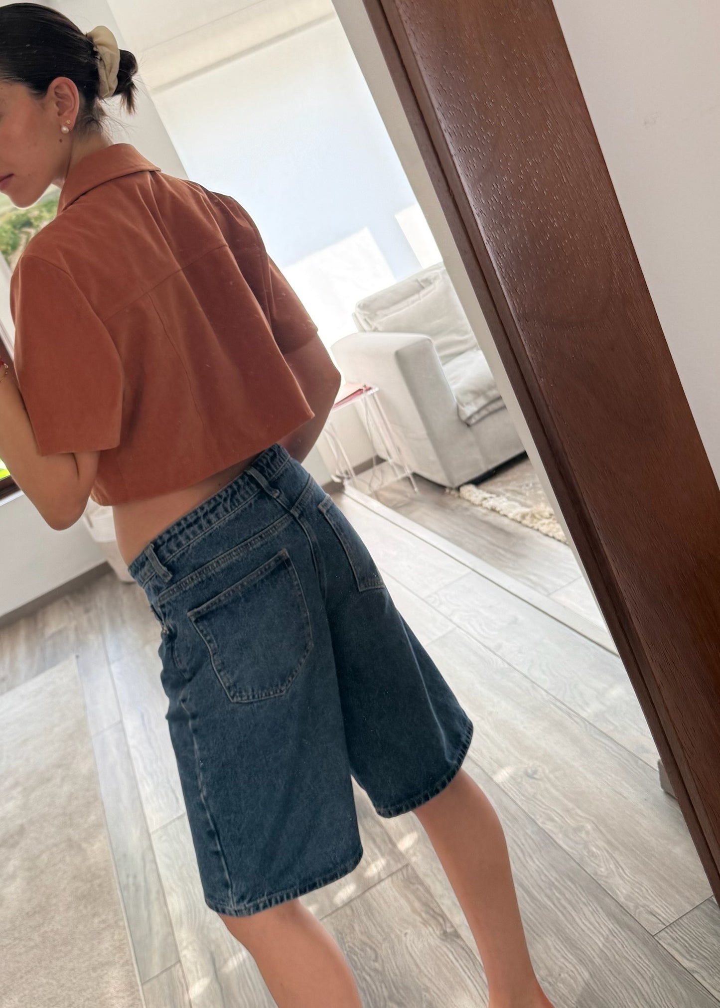 CAMISA/SACO NARANJA VINTAGE