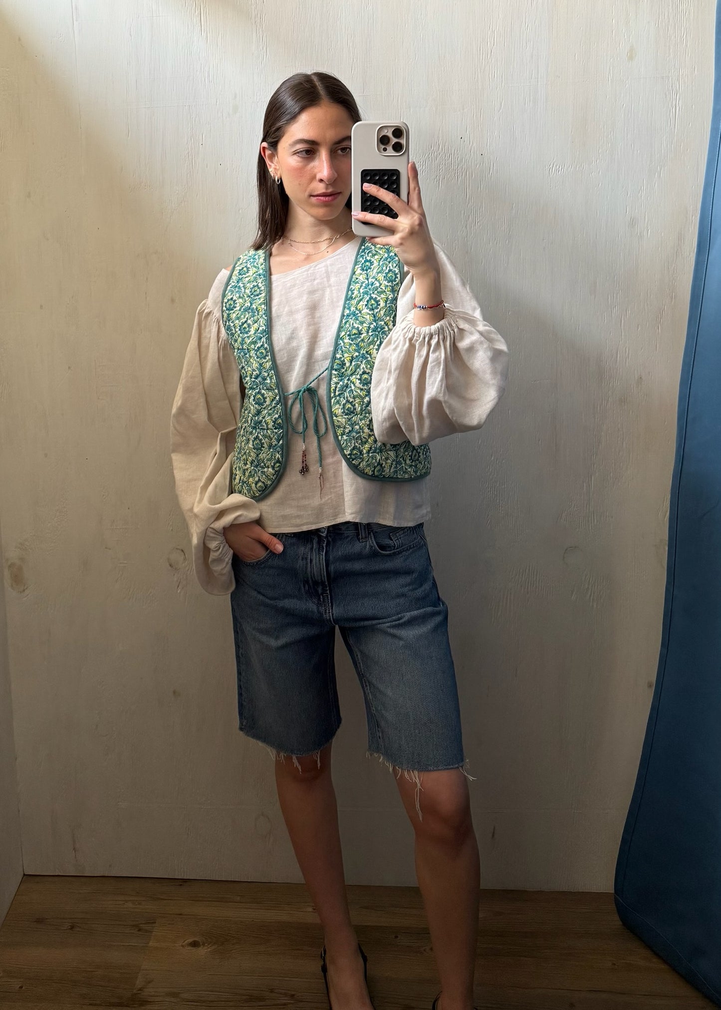 CHALECO BOHO CON PRINT