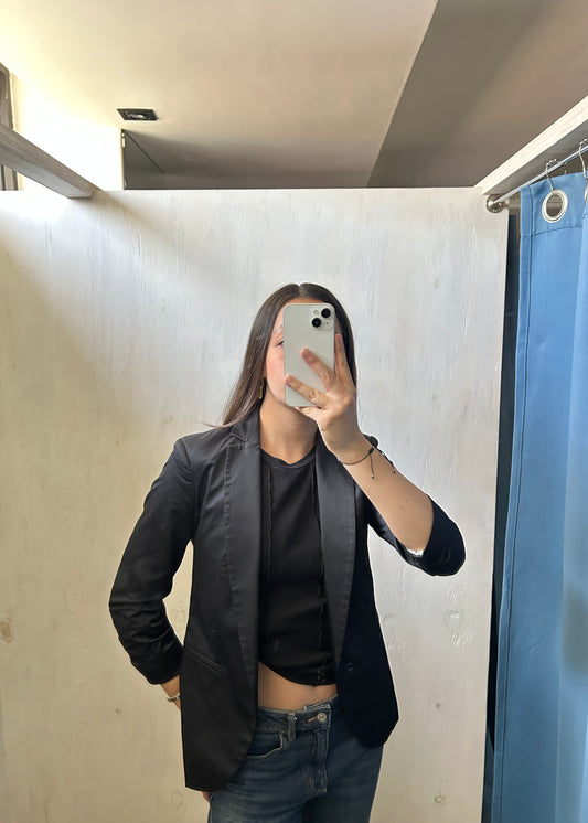 BLAZER NEGRO MANGA 3/4