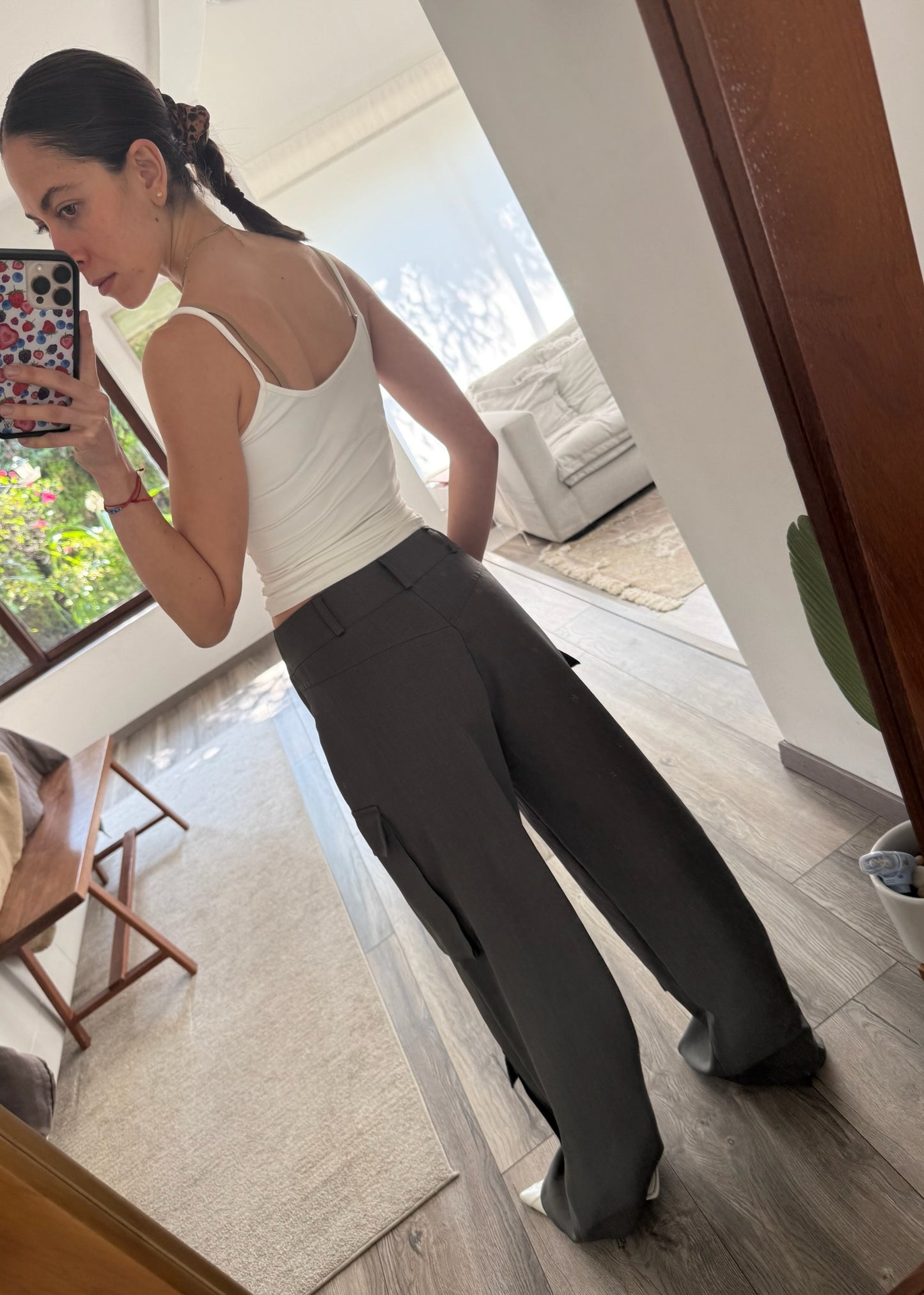 PANTALÓN CARGO GRIS