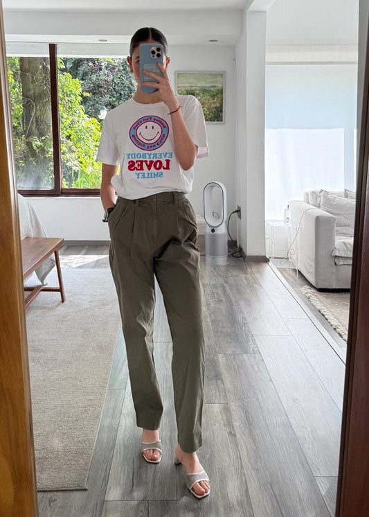 PANTALÓN VERDE MILITAR