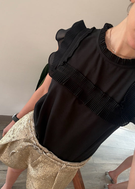 BLUSA NEGRA SEE THROUGH