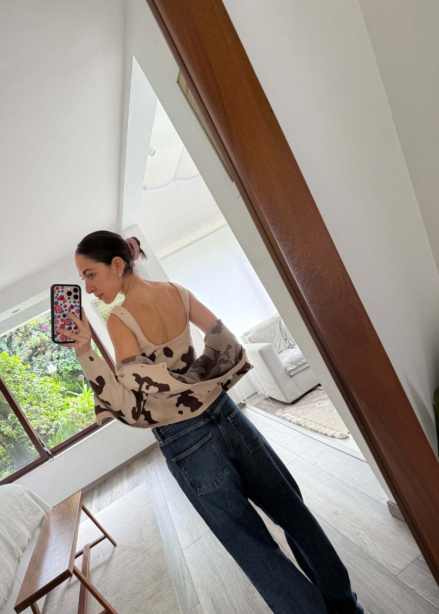 SET CARDIGAN Y TOP COW