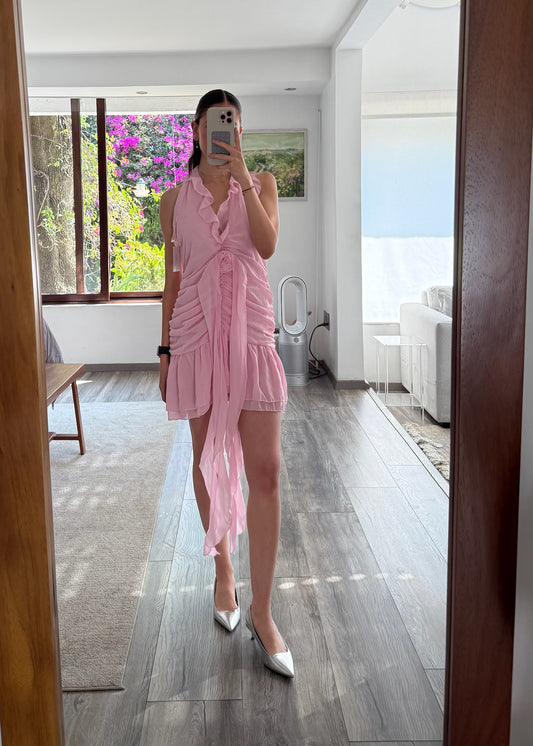 VESTIDO FAIRY ROSA PASTEL