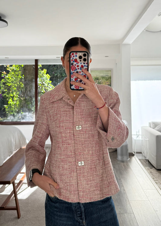 BLAZER VINTAGE ROSA