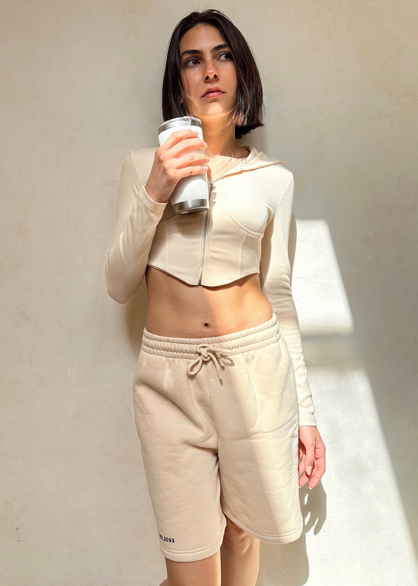 PANT SHORTS LARGOS BEIGE