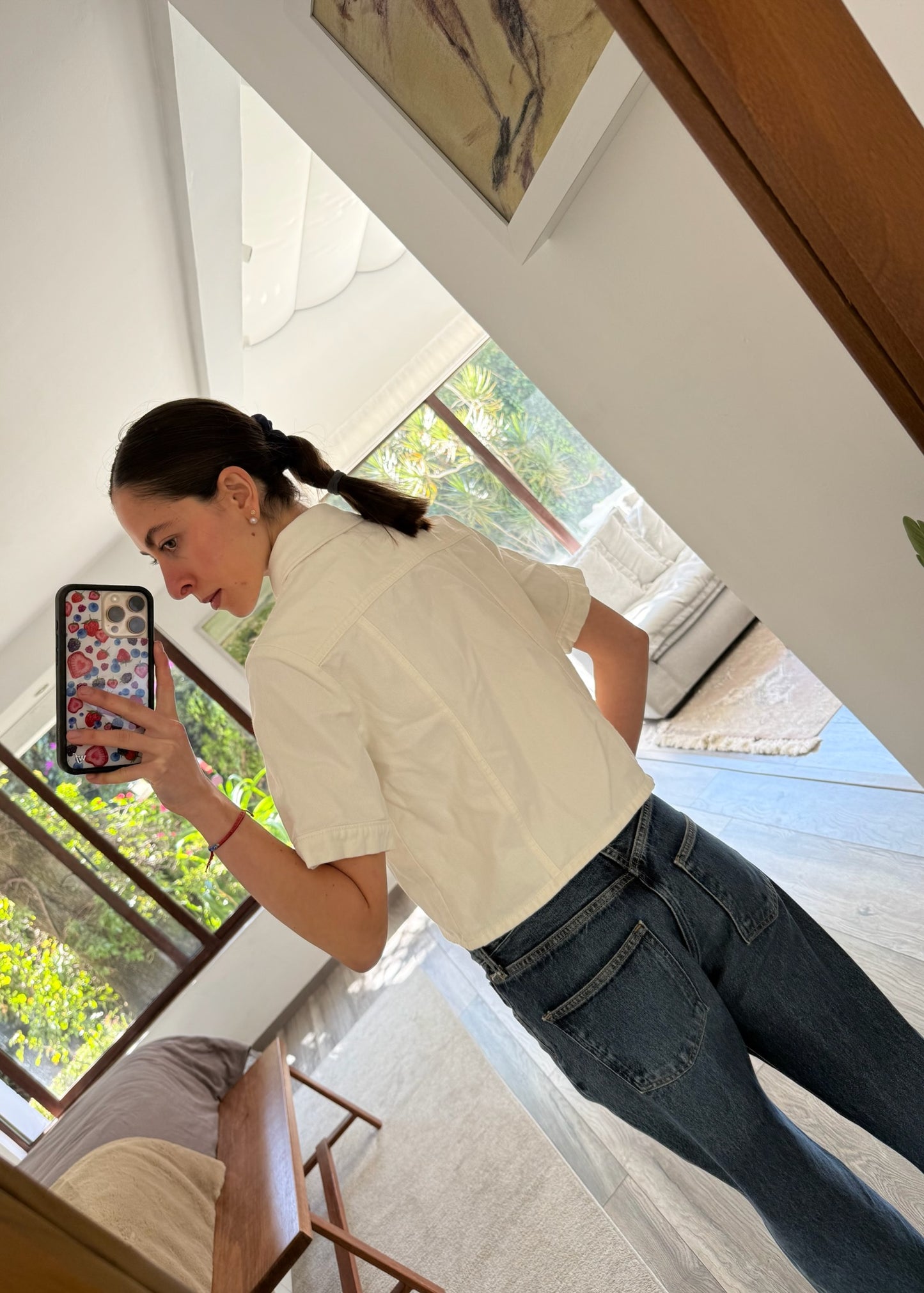 CAMISA MANGA CORTA DENIM