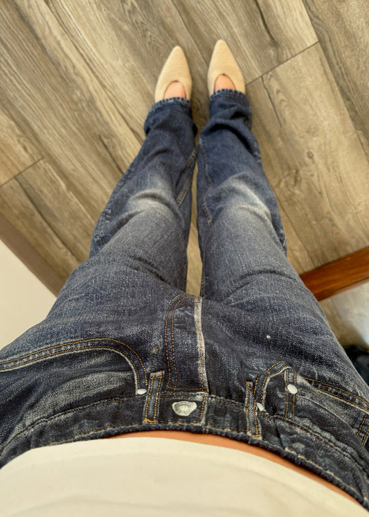 PANTS CON PRINT DE JEANS