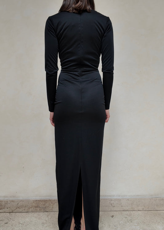 VESTIDO MAXI ESCOTADO