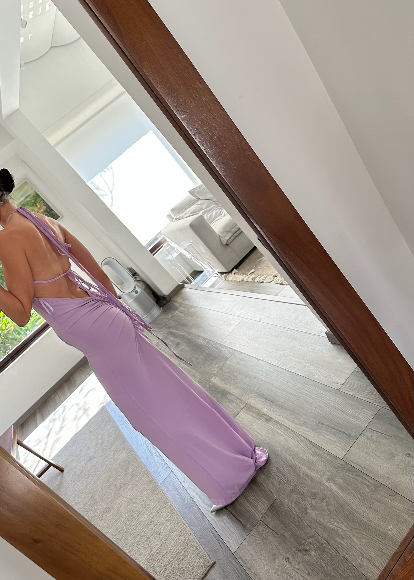 VESTIDO MAXI LILA