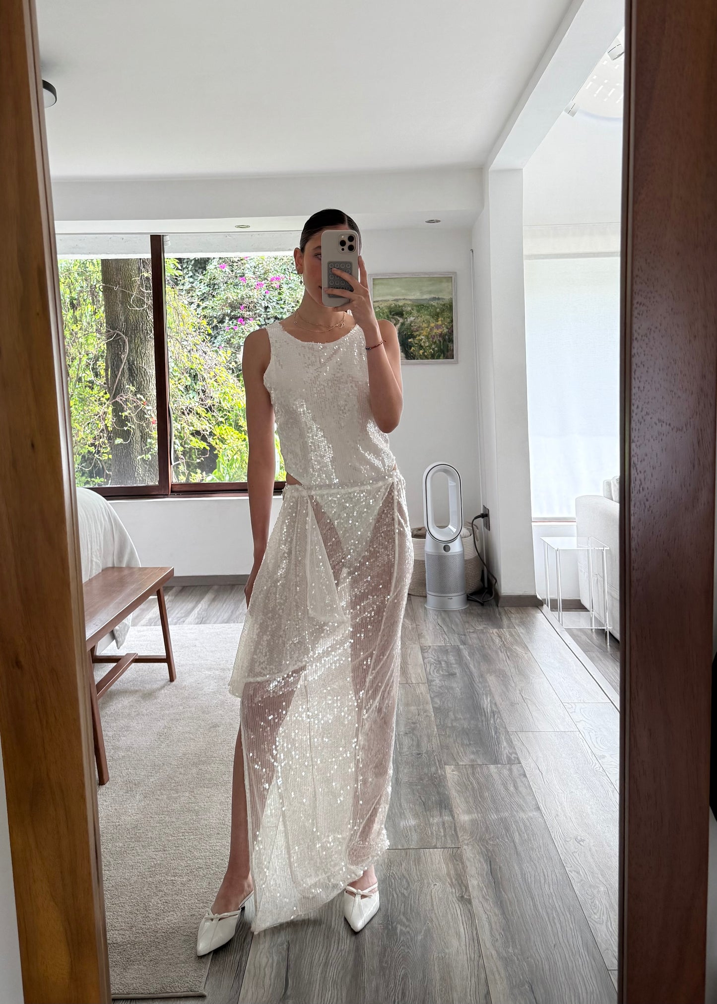 SET BODYSUIT Y FALDA SEE THROUGH