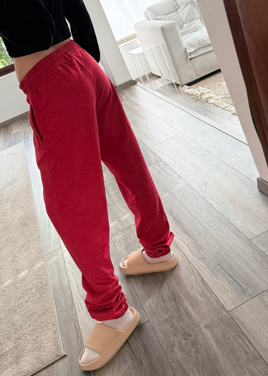 SWEATPANTS ROJOS