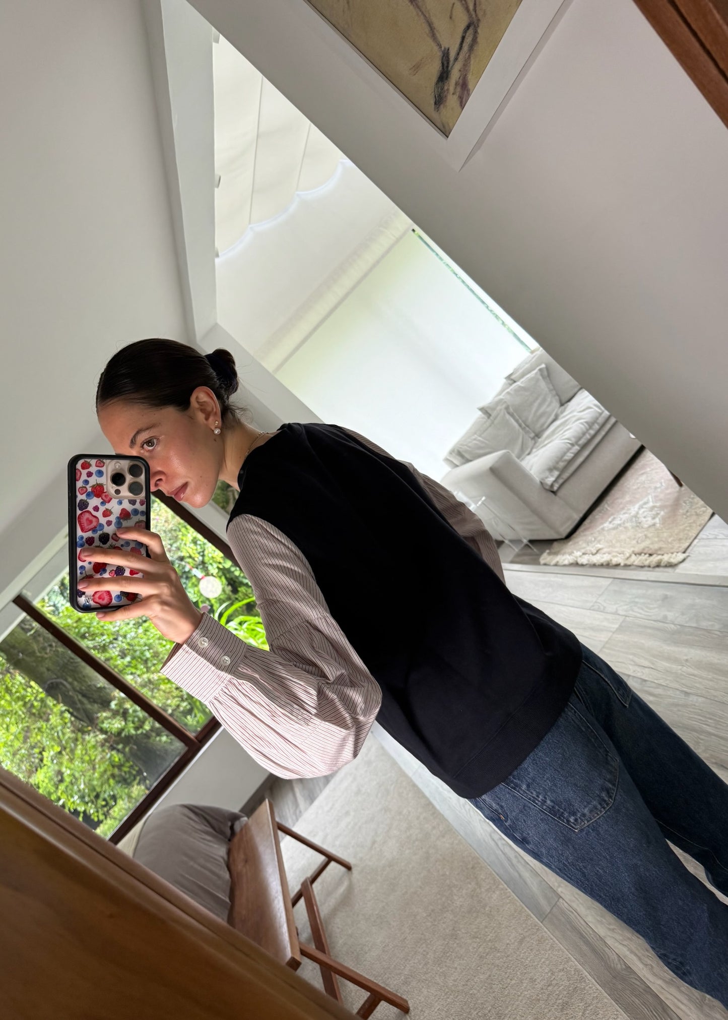 SUETER CON MANGAS DE CAMISA