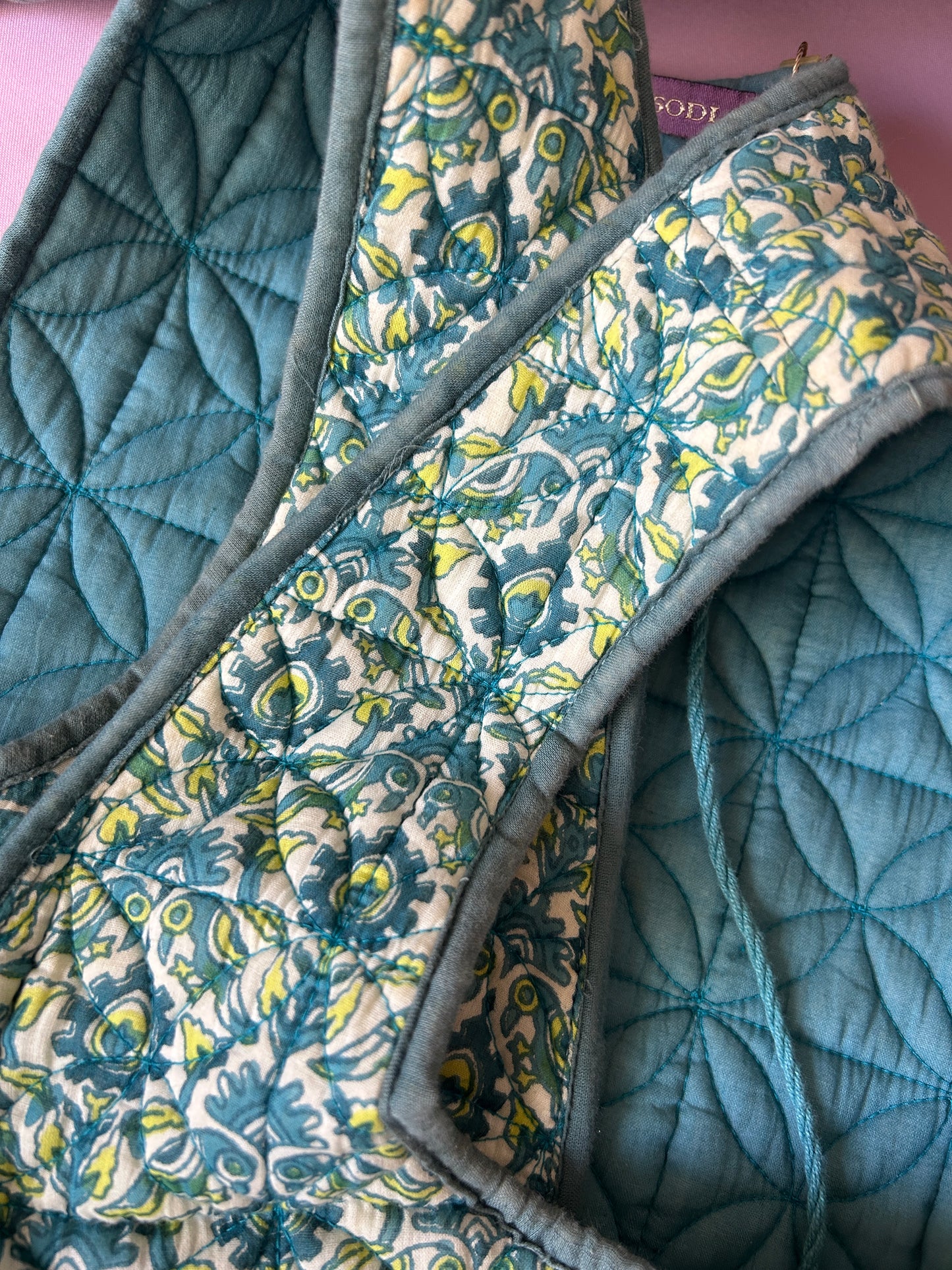 CHALECO BOHO CON PRINT