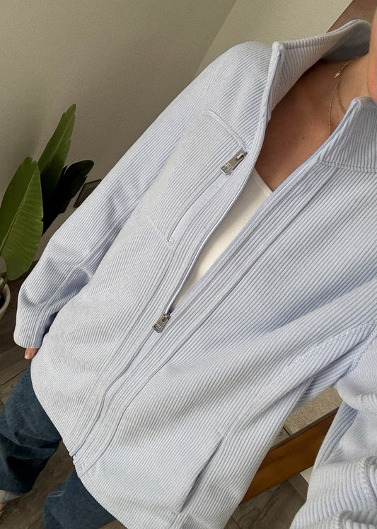 CHAMARRA BABY BLUE DE TIPO PANA