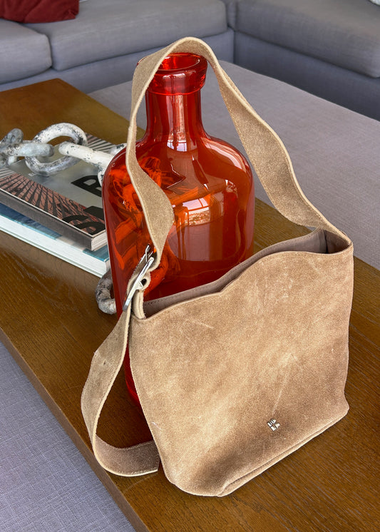 BOLSA HOBO DE GAMUZA