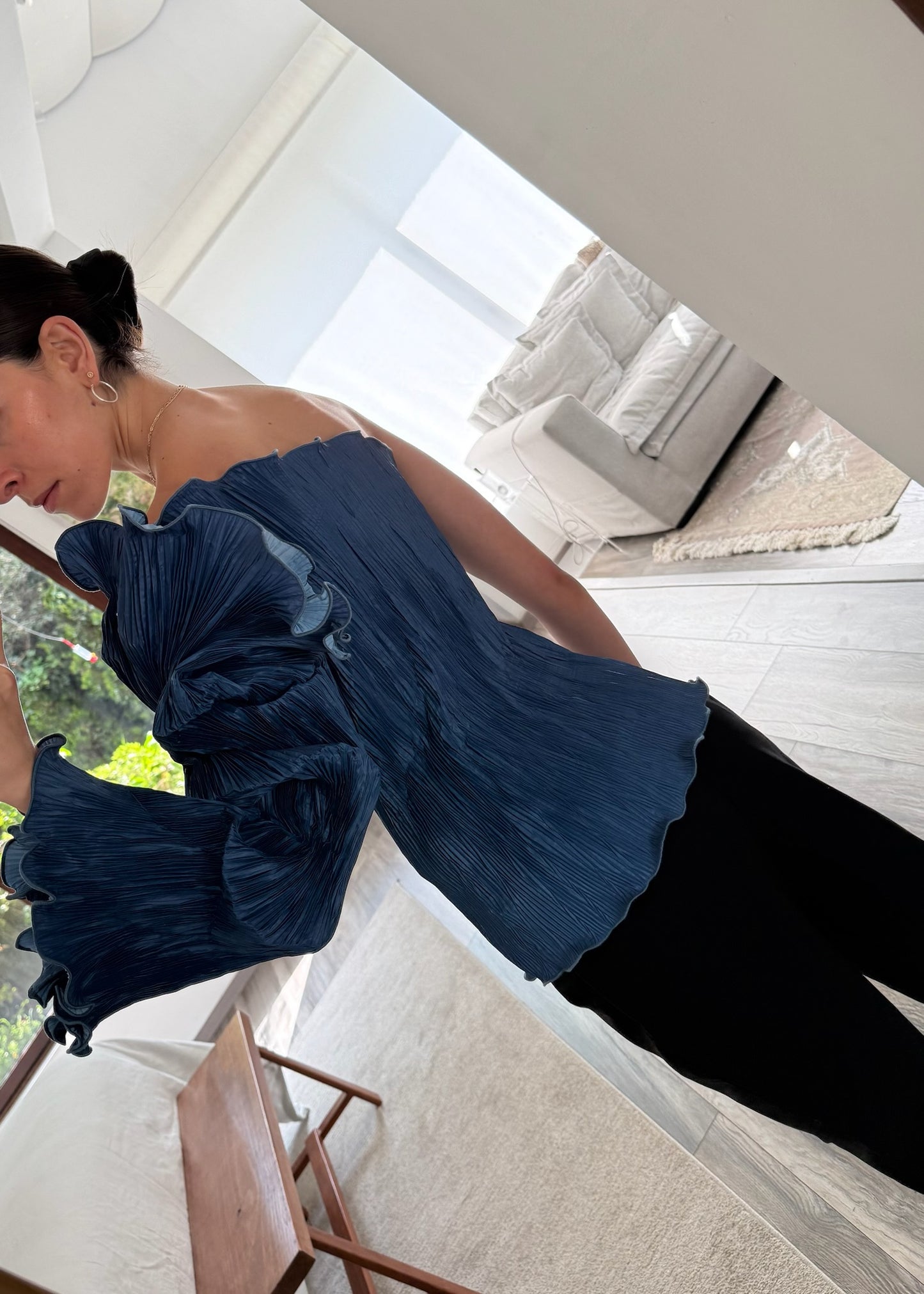 TOP PLIZADO ONE SHOULDER
