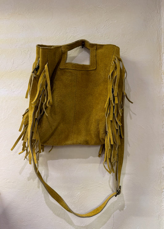 BOLSA DE PIEL CON FLECOS