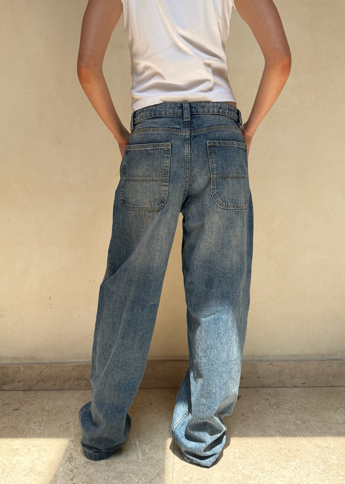 BAGGY JEANS WASHED EFFECT