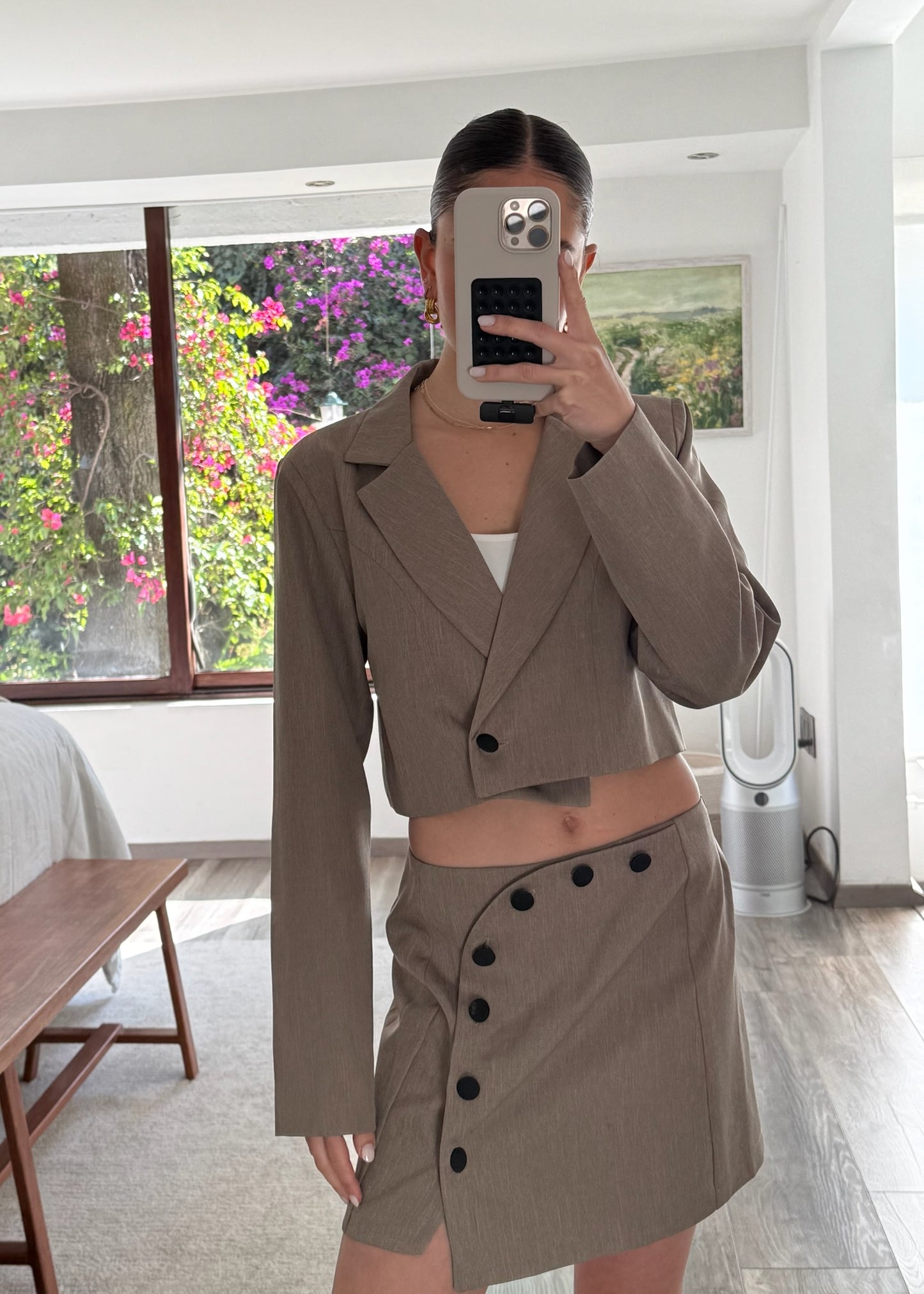 SUIT SKIRT SET