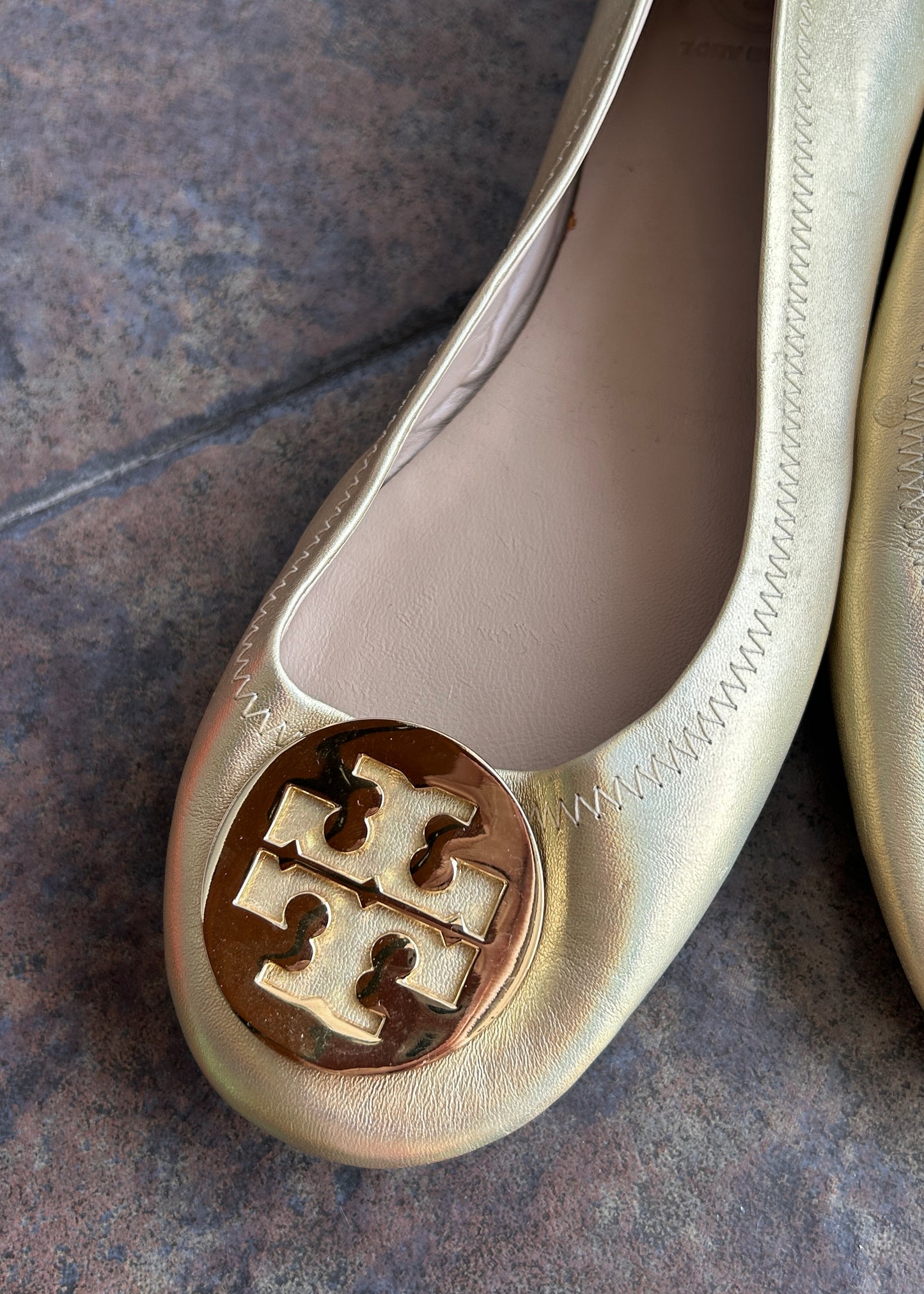 TORY BURCH GOLDEN FLATS
