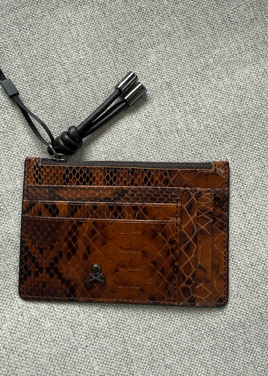 TARJETERO SNAKE PRINT