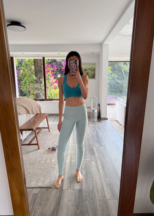 ACTIVE LEGGINGS LIGHT BLUE