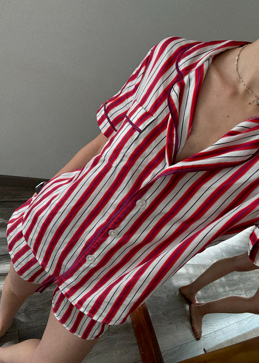 PIJAMA SILKY STRIPED
