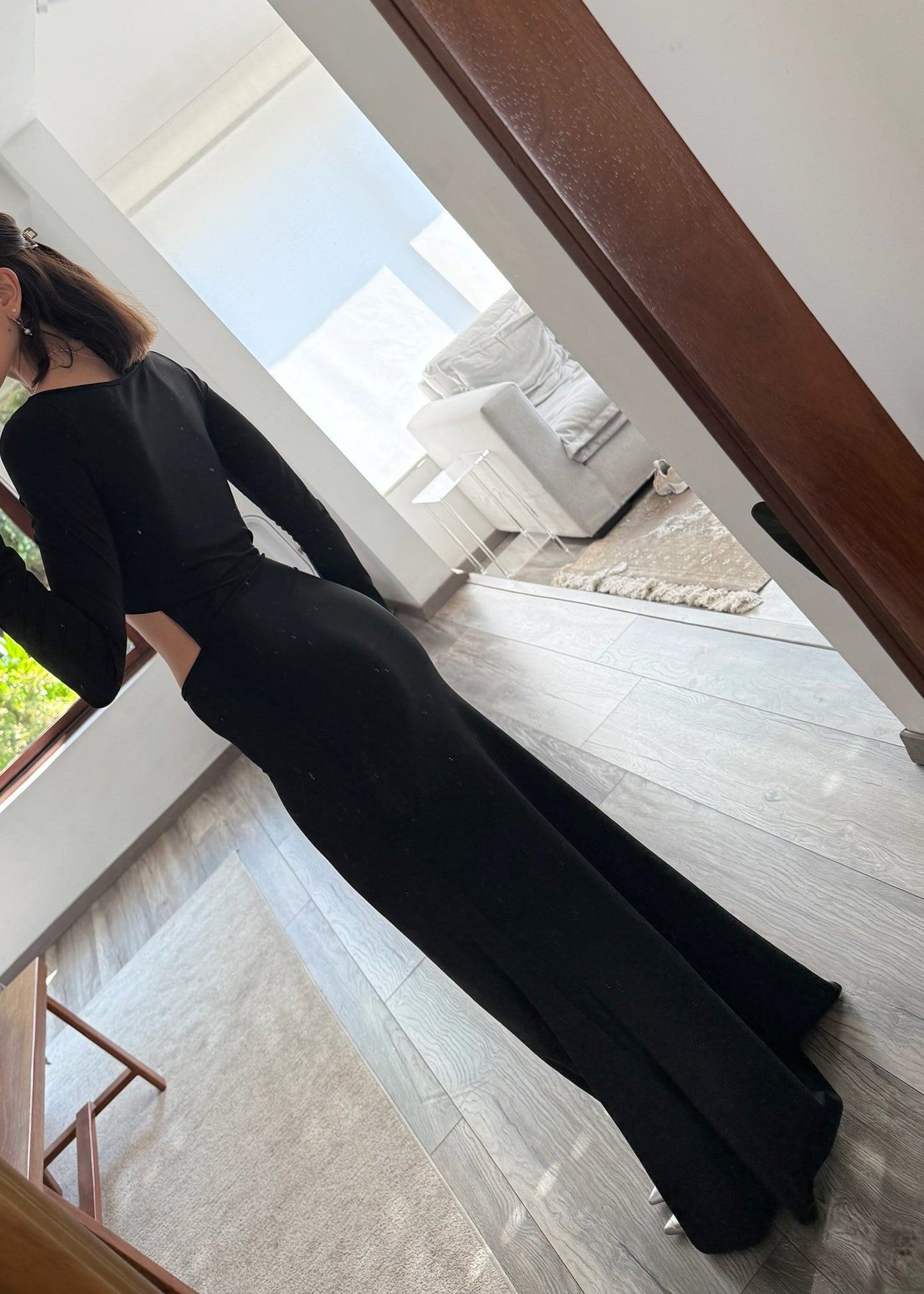 VESTIDO NEGRO MAXI BACKLESS