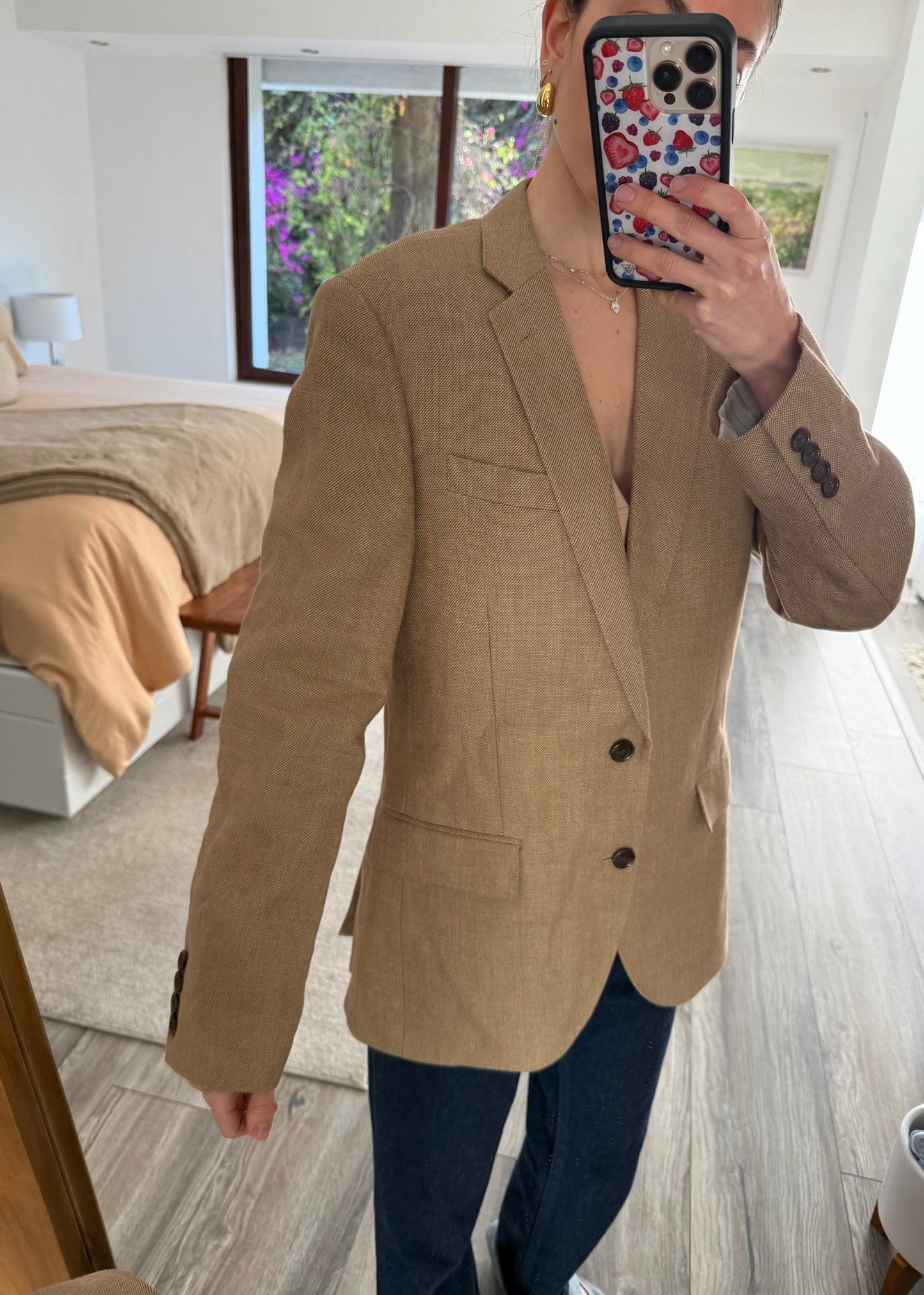 BLAZER BEIGE OVERSIZED