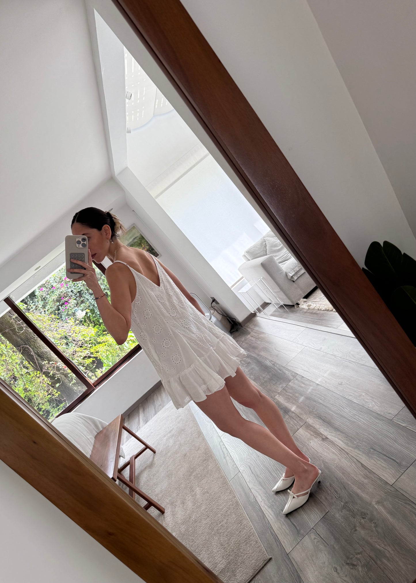 COVER UP DRESS BLANCO