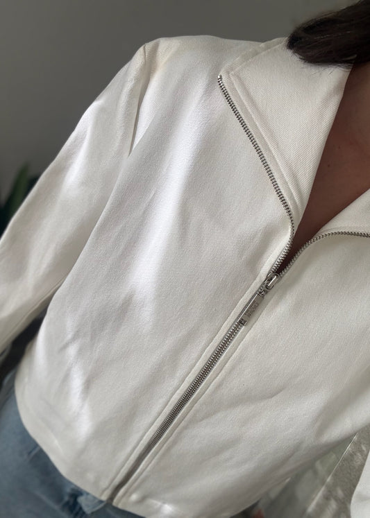 CHAMARRA BLANCA VINTAGE