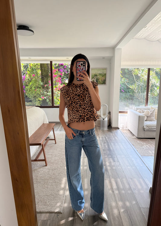 CHALECO ANIMAL PRINT
