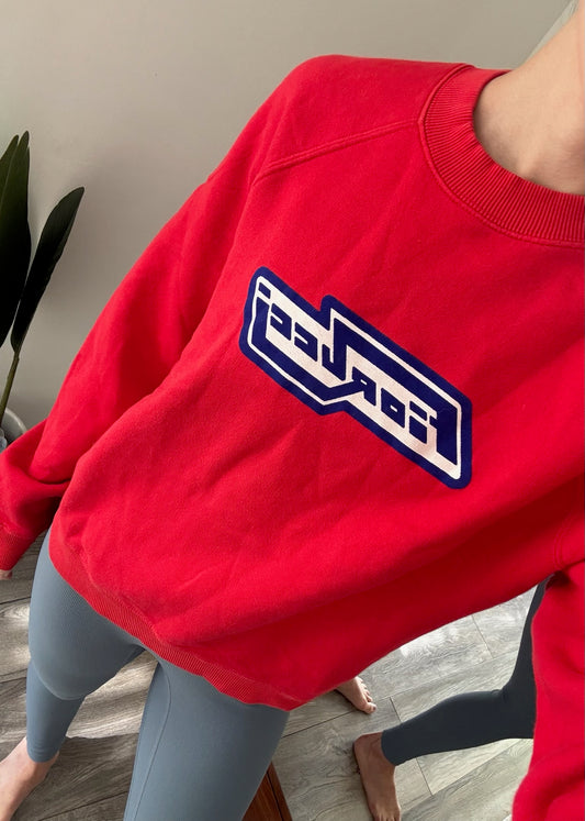 SUDADERA ROJA