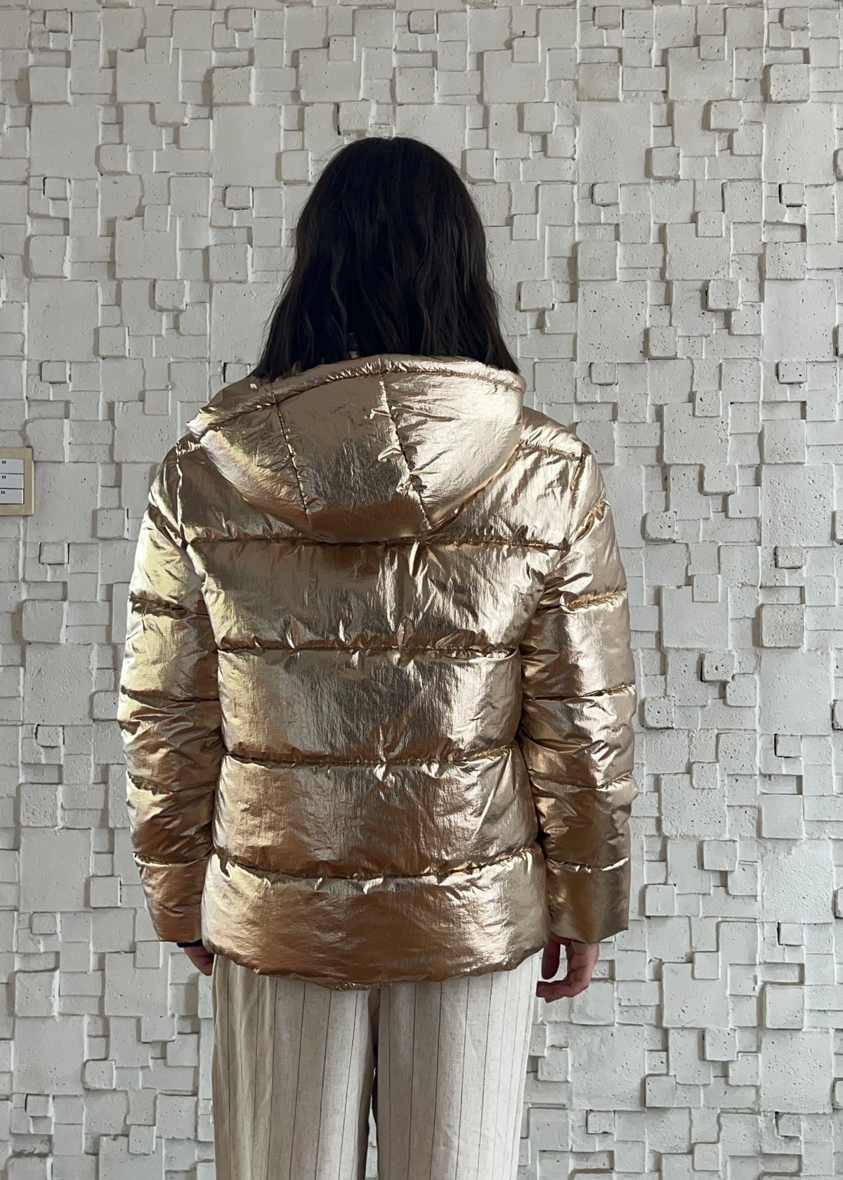 CHAMARRA PUFFER ROSE GOLD