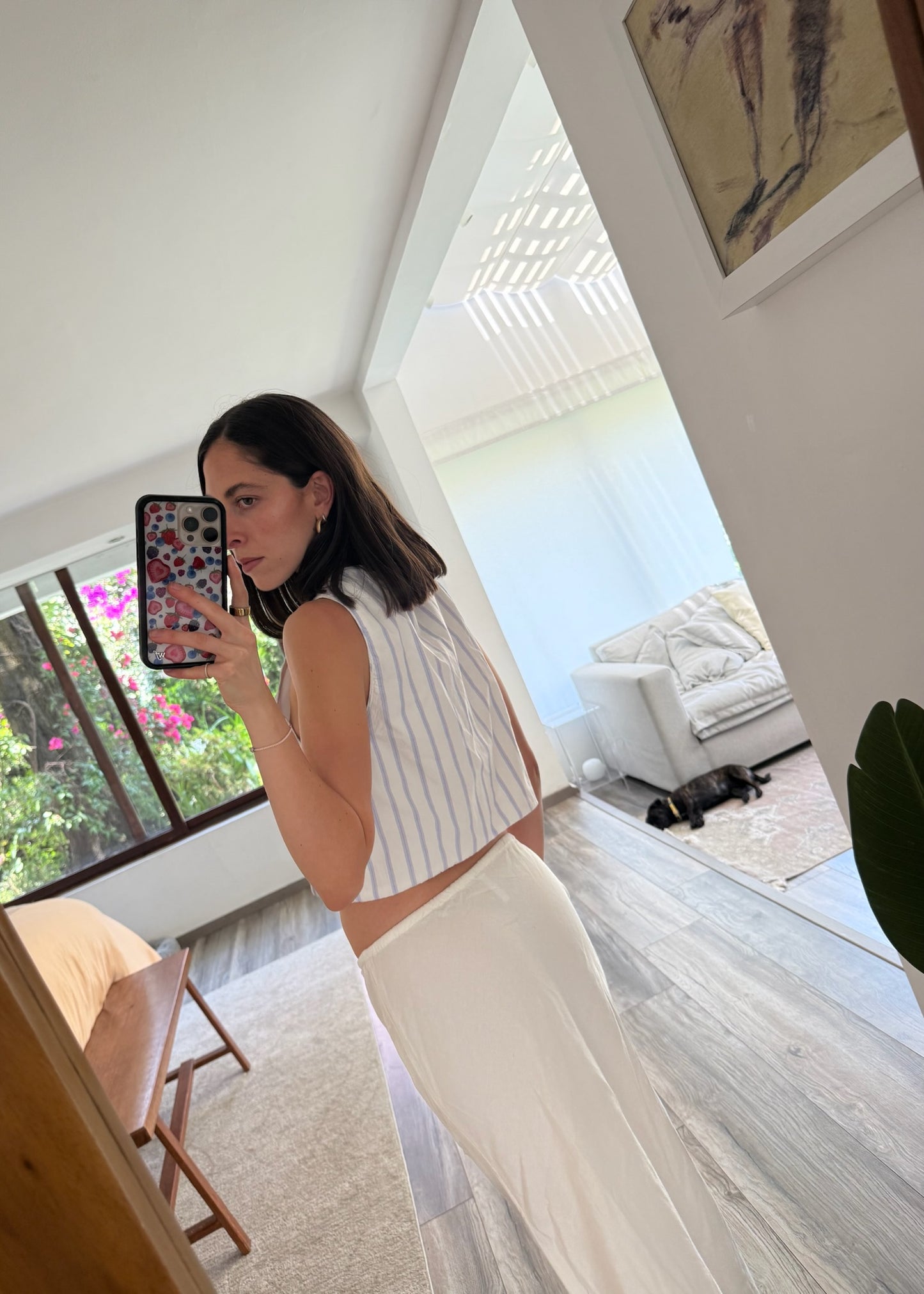 TOP STRIPED DE TIPO CHALECO