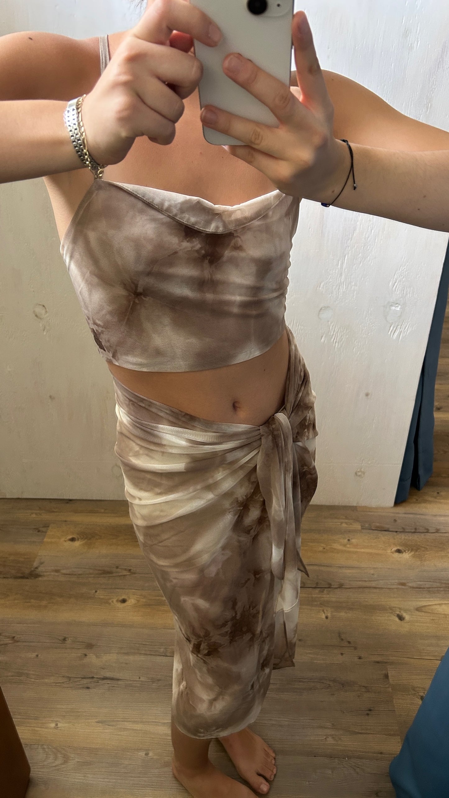 VESTIDO DE MESH TIE DYE