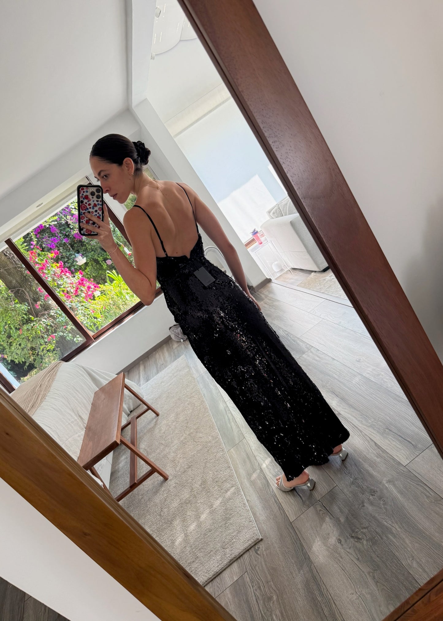 VESTIDO DE LENTEJUELAS MIDI