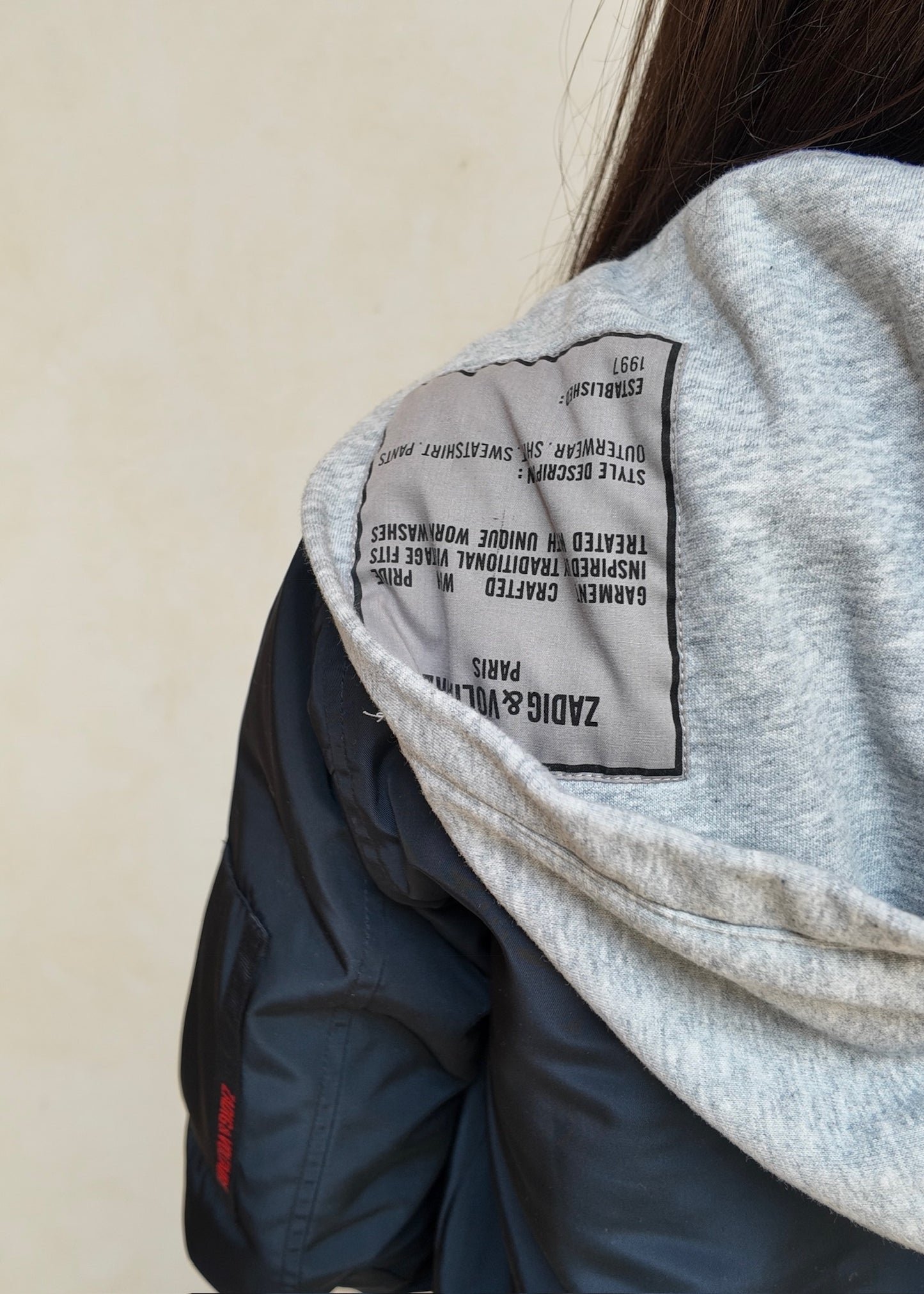 HOODED BOMBER JACKET