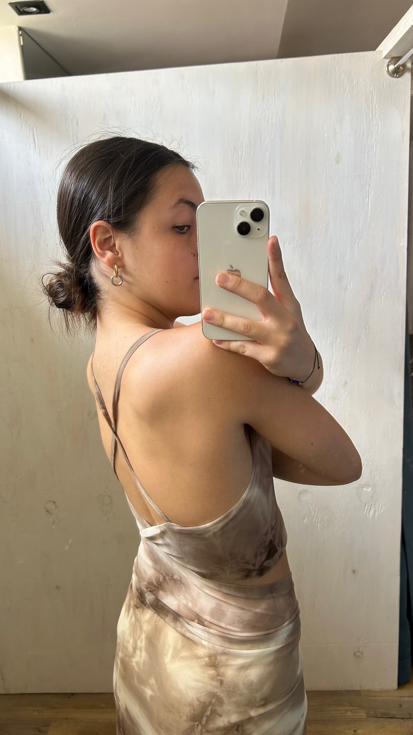 VESTIDO DE MESH TIE DYE
