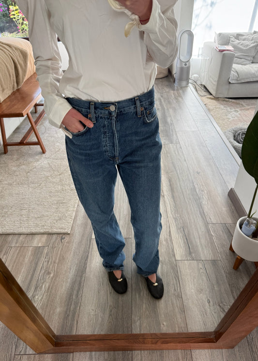 JEANS BÁSICOS HIGH RISE