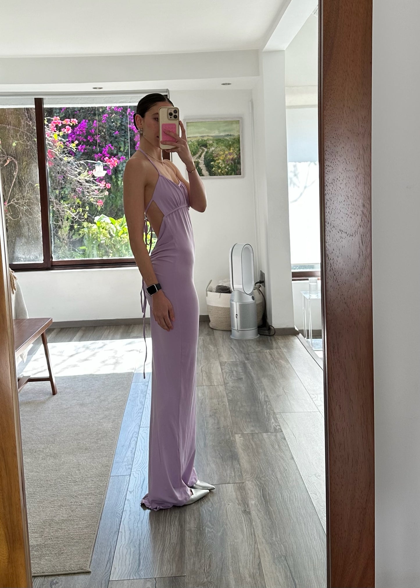 VESTIDO MAXI LILA