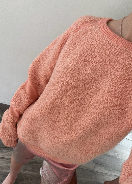 SUÉTER CHUNKY SALMON PINK