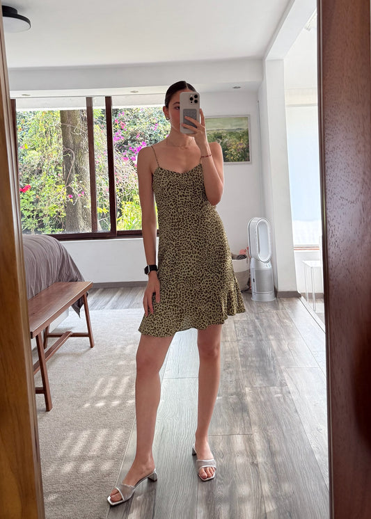 VESTIDO MINI ANIMAL PRINT