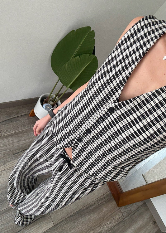 SET CHALECO Y PANTALÓN B&W