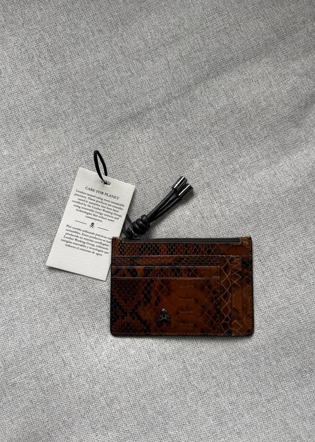 TARJETERO SNAKE PRINT