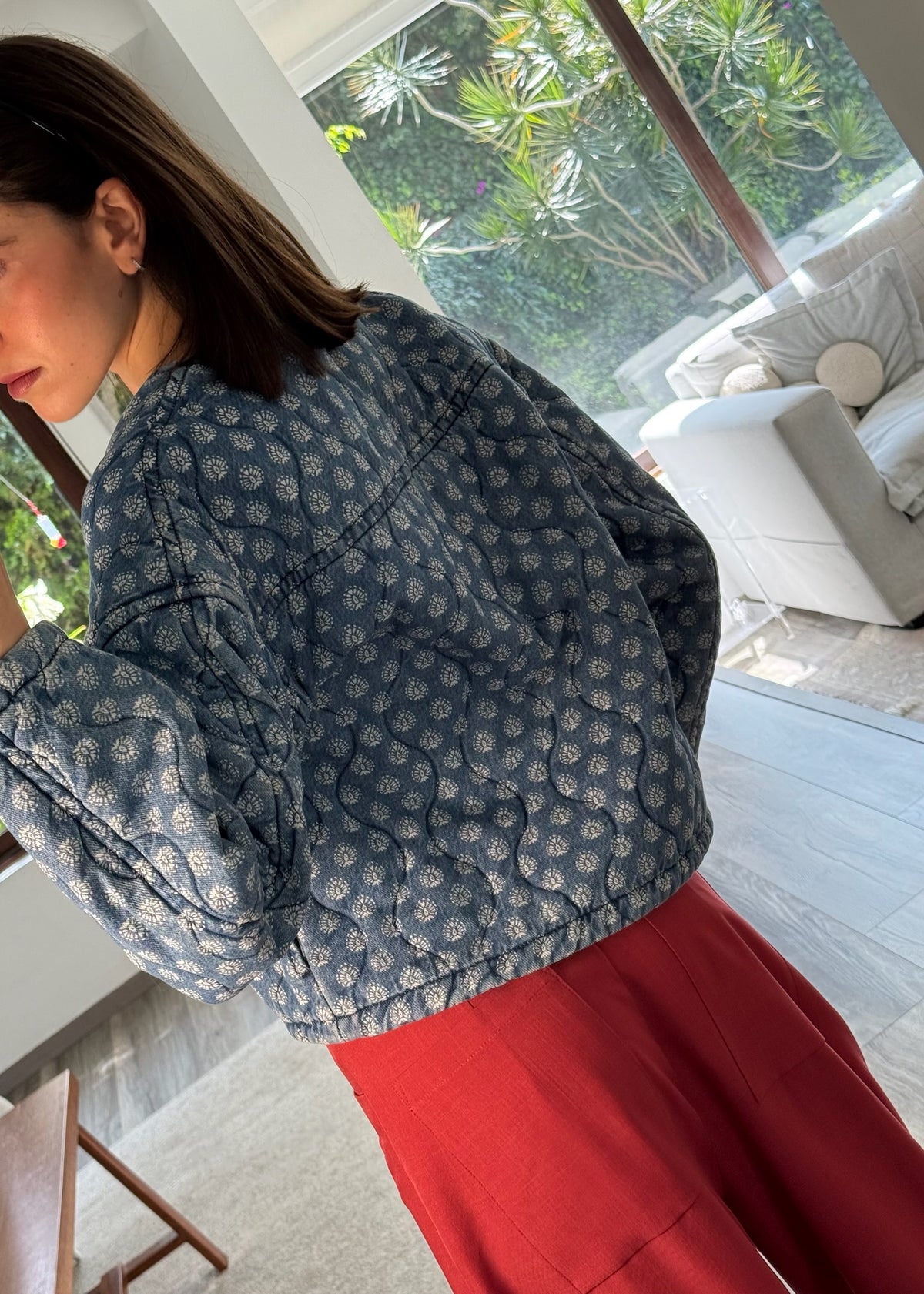 CHAMARRA PUFFY DENIM